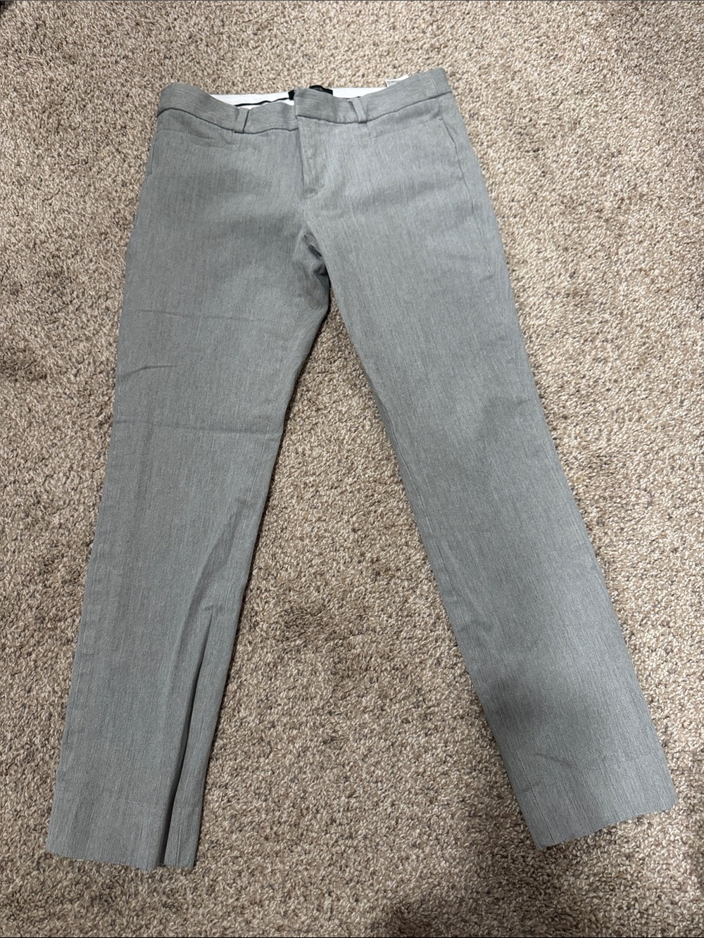 Banana Republic Sloan Women's Light Gray Ankle Dress Pants